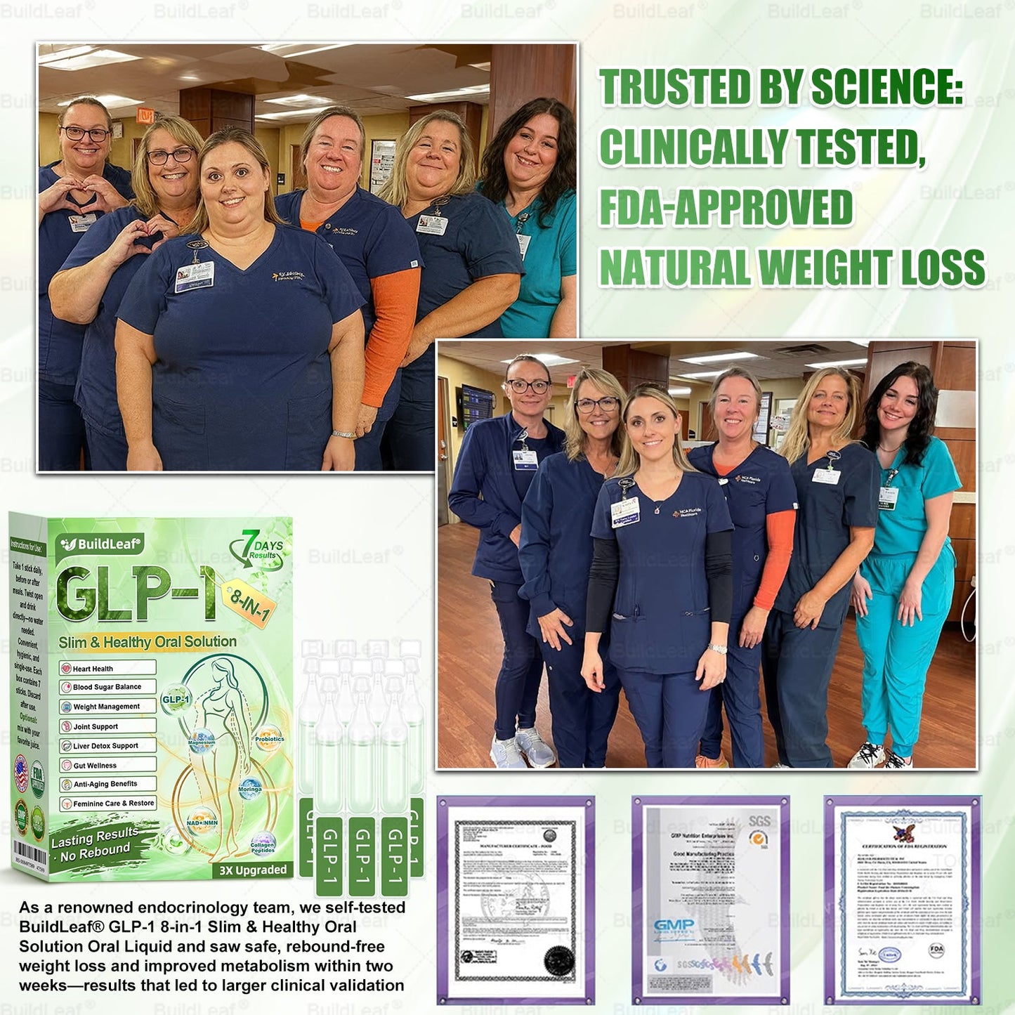 Official Store | BuildLeafยฎ GLP-1 8-in-1 Slim & Healthy Oral Solution (Once a day, results in 7 days), With 100 Billion CFU Active Probiotics โ
Supports weight management, heart health, diabetes, gut & womenโs health, while firming skin & boosting energy.