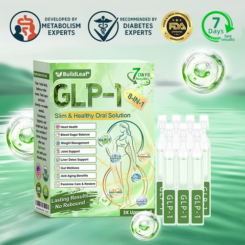 Official Store | BuildLeafยฎ GLP-1 8-in-1 Slim & Healthy Oral Solution (Once a day, results in 7 days), With 100 Billion CFU Active Probiotics โ
Supports weight management, heart health, diabetes, gut & womenโs health, while firming skin & boosting energy.